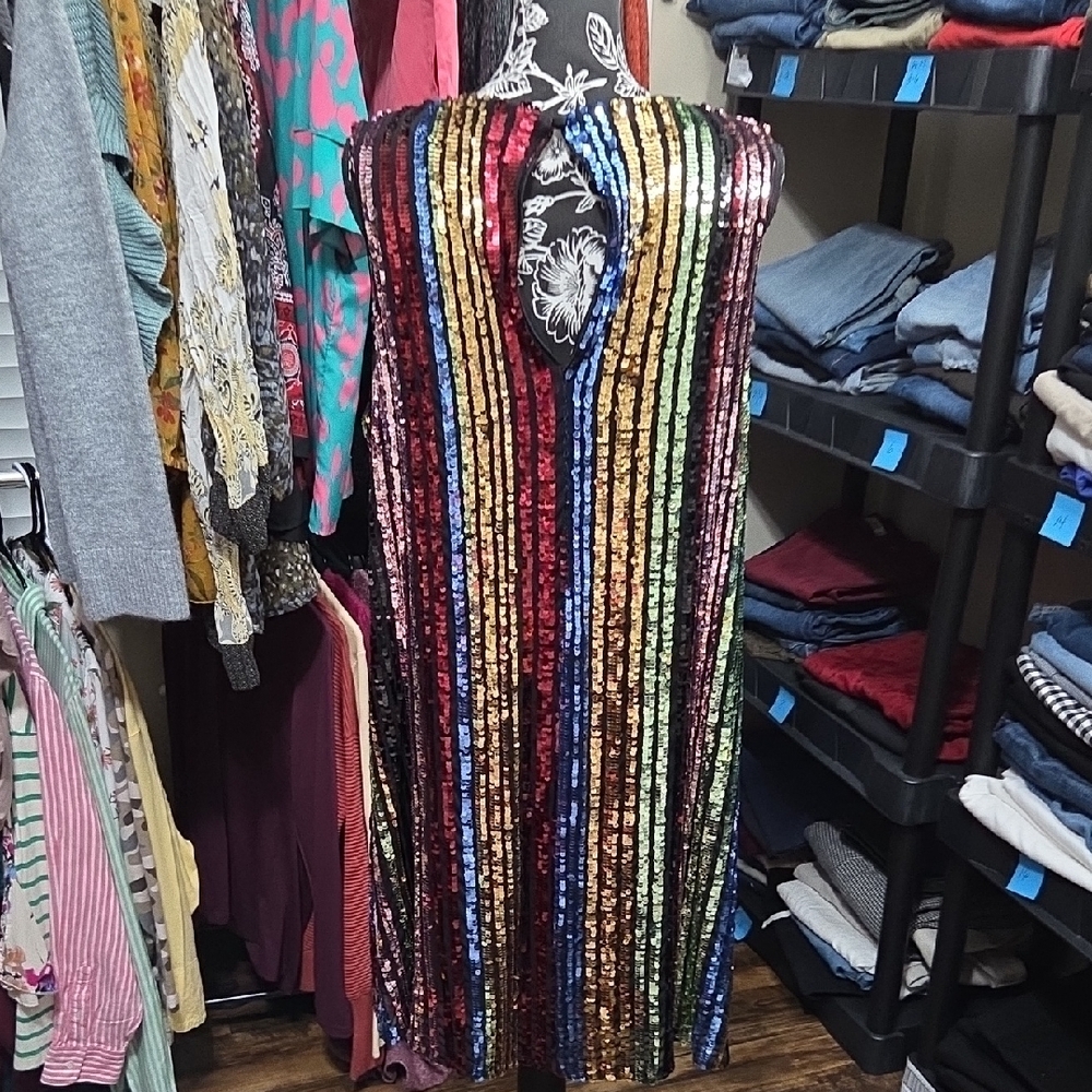 Torrid Multicolor Sequin Mini Dress - Picture 3 of 5